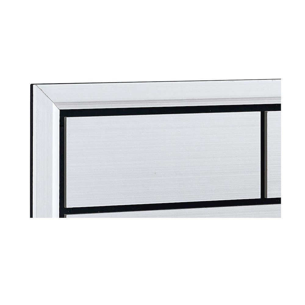Contemporary Glasgow King Bed ( 2 Boxes) , White. Picture 1