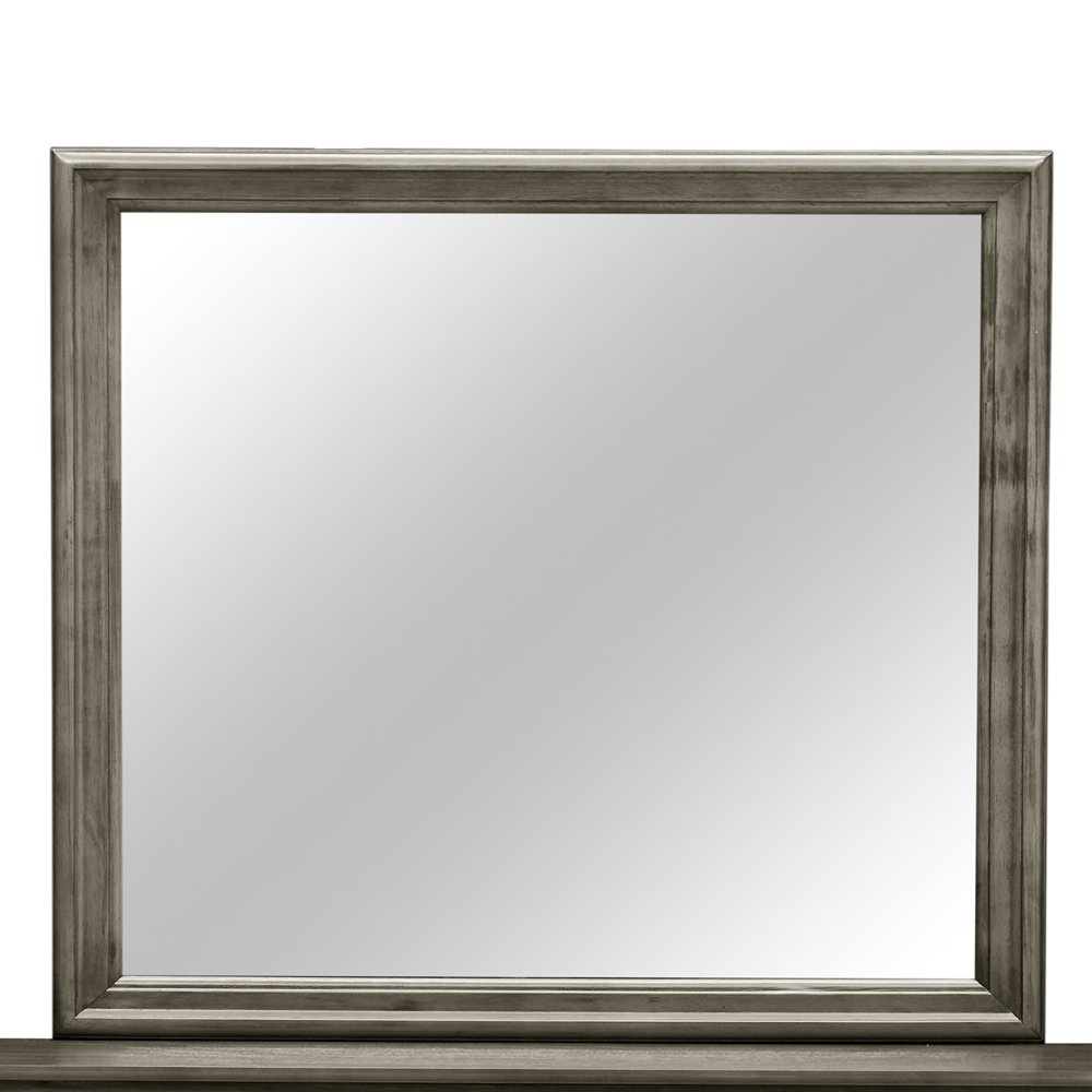 Glory Furniture Louis Phillipe Mirror in Gray Color. Picture 9