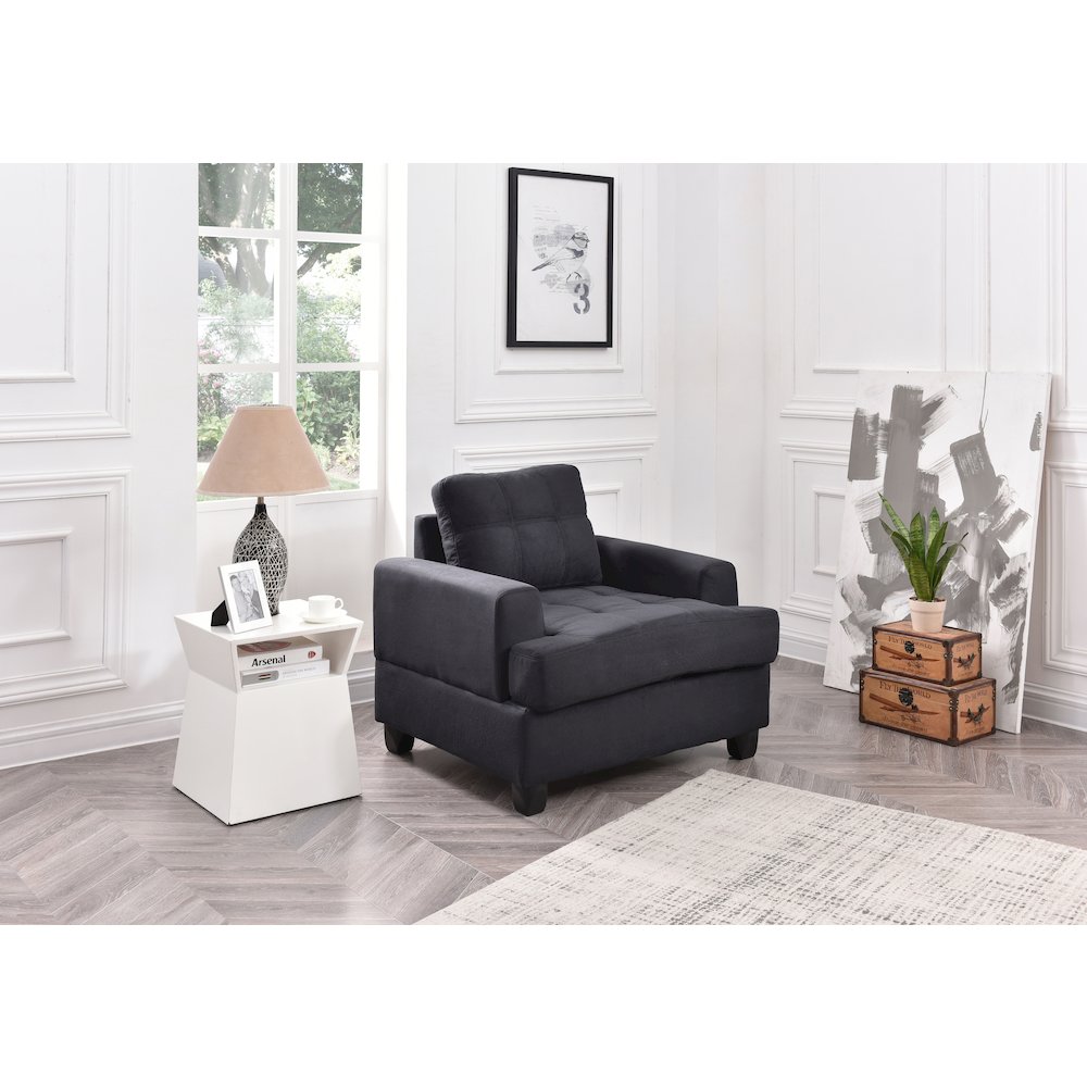 Glory Furniture Sandridge Accent Chair in Black Color. Picture 5