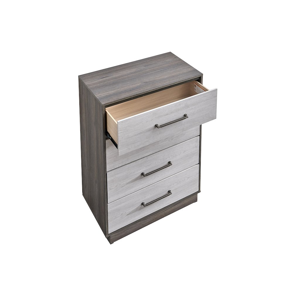 Glory Furniture Aberdeen Chest, Gray/Oak. Picture 6