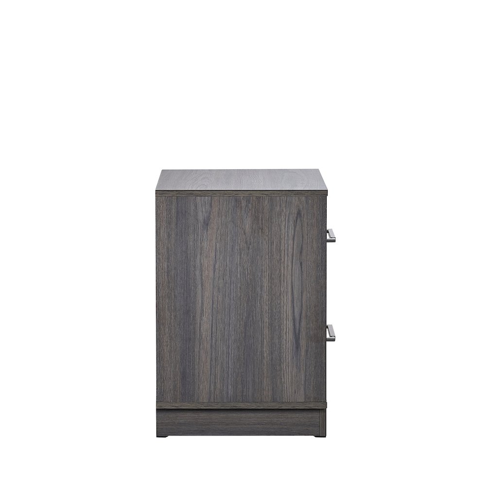 Glory Furniture Aberdeen Nightstand, Gray/Oak. Picture 4