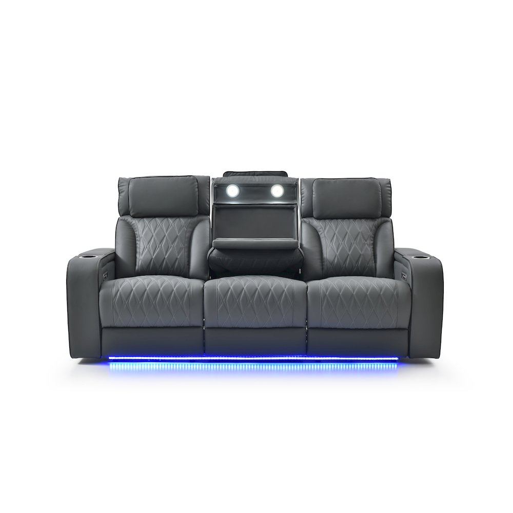 Glory Furniture Lumin Sofa, Gray. Picture 3