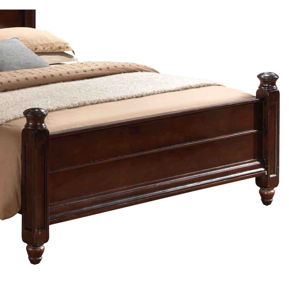 Glory Furniture Summit King Bed in Cappuccino Color. Picture 13