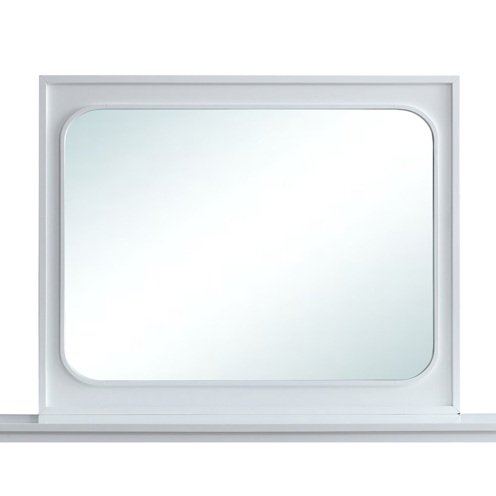 Glory Furniture Milan Mirror, White. Picture 5