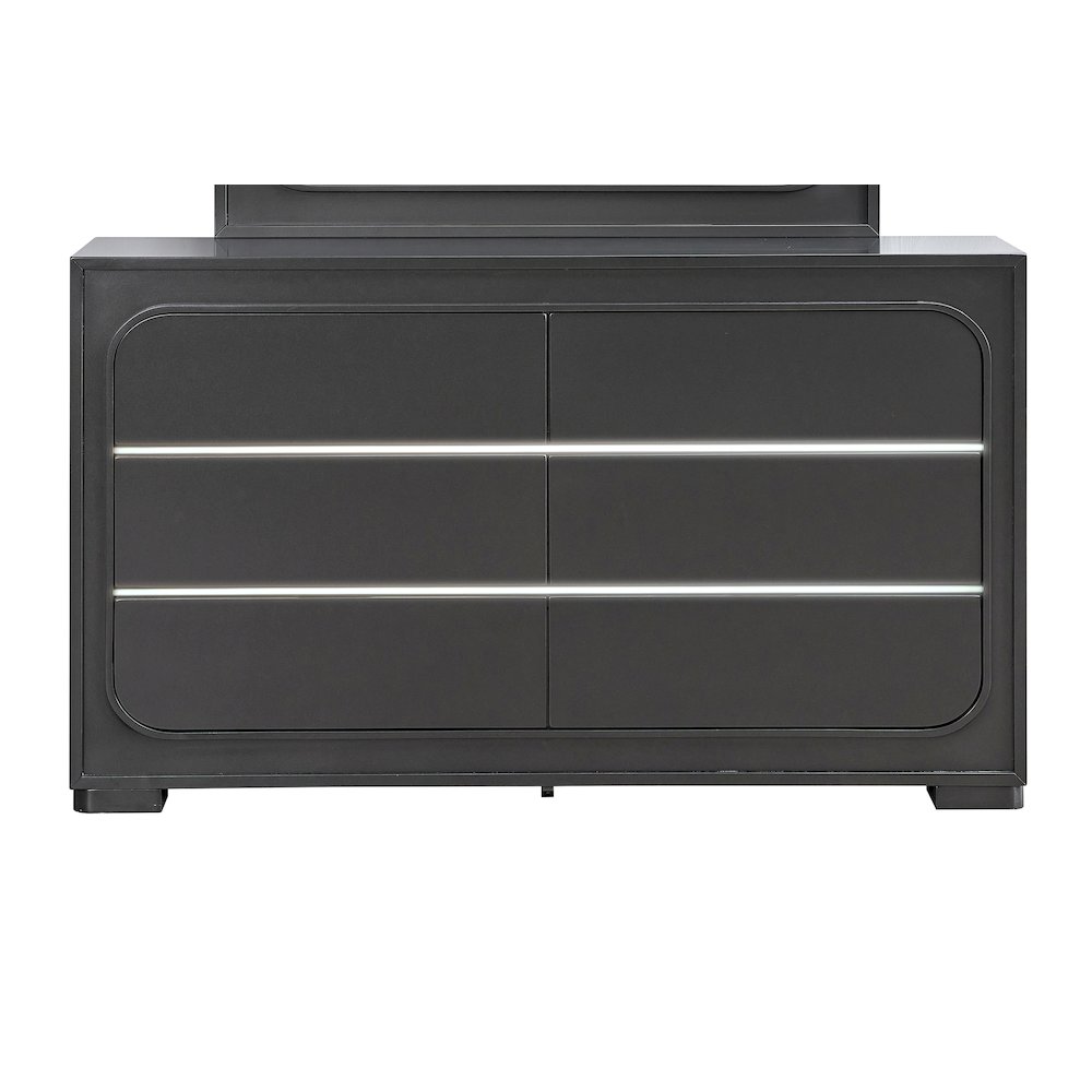 Glory Furniture Wave Dresser, Wenge. Picture 1