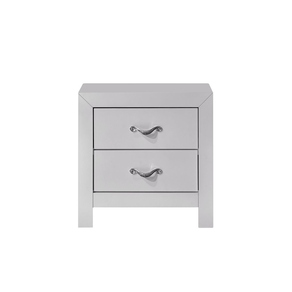 Glory Furniture Moreland Nightstand, Sparkling White. Picture 5