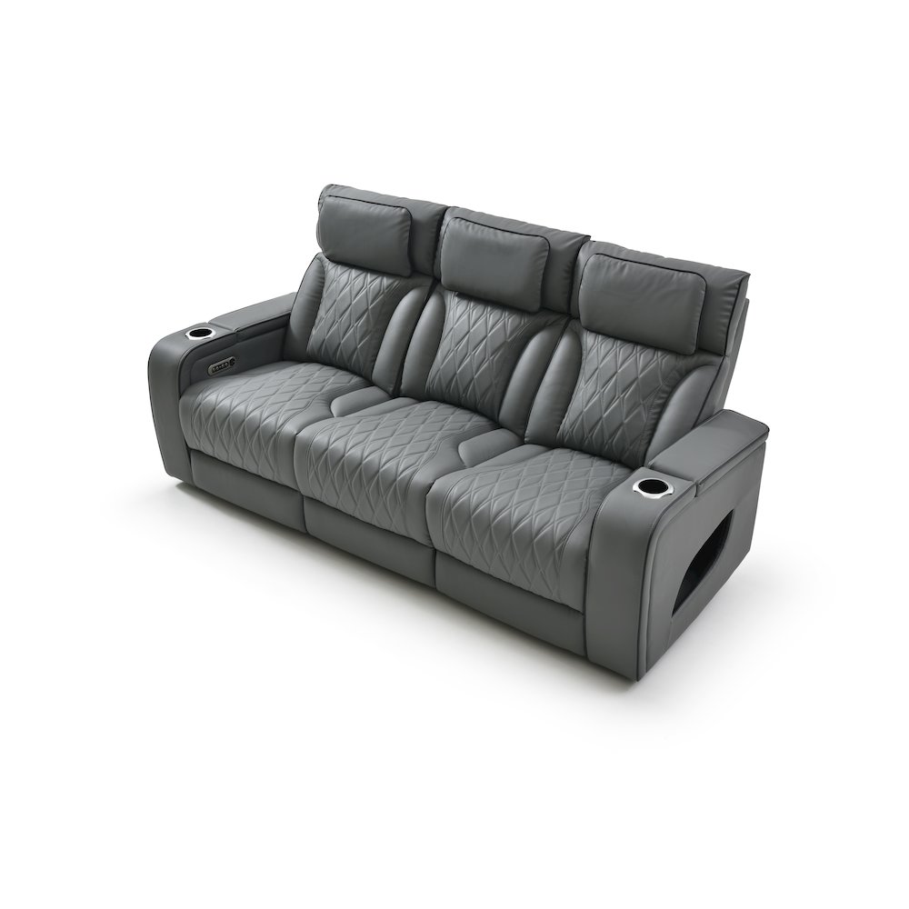 Glory Furniture Lumin Sofa, Gray. Picture 6