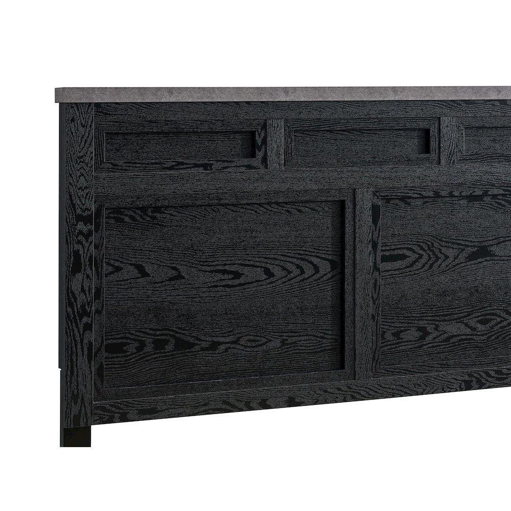 Glory Furniture Nick King Bed, Black. Picture 2