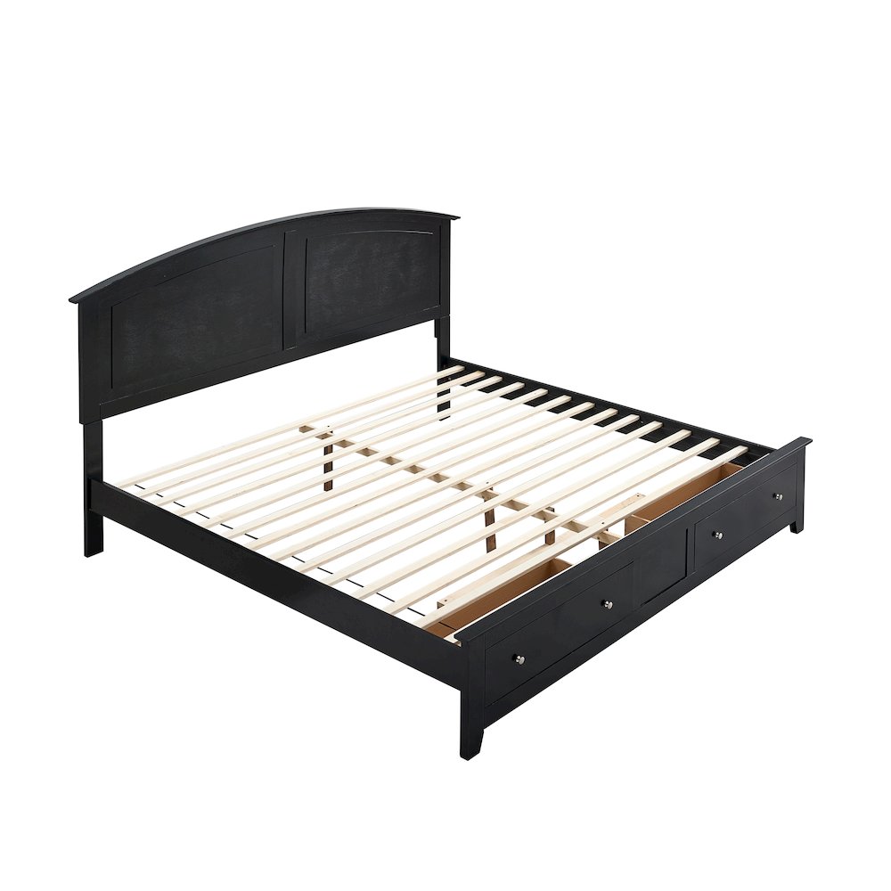 Glory Furniture Hammond Full Bed, Black Color. Picture 2
