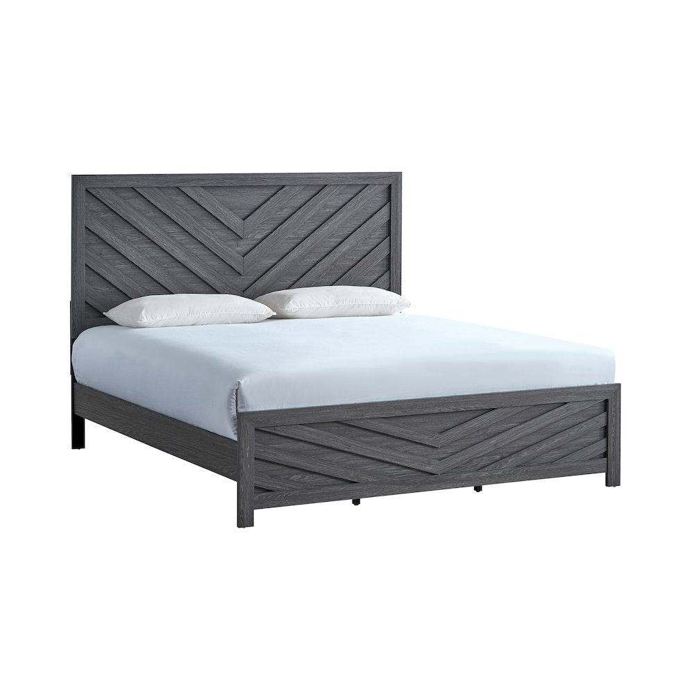 Glory Furniture Rustica Full Bed, Gray Color. Picture 1