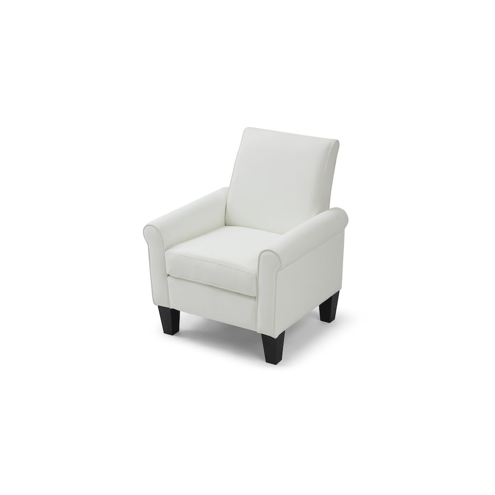 Glory Furniture Vineland Chair, White. Picture 4