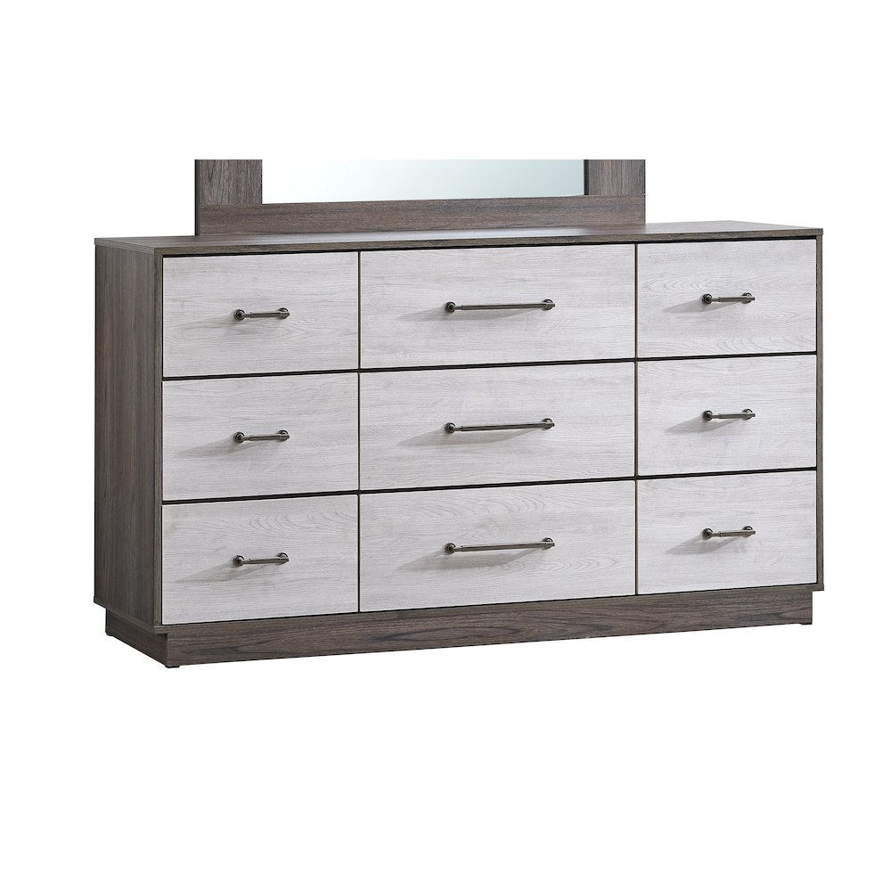 Glory Furniture Aberdeen Dresser, Gray/Oak. Picture 5