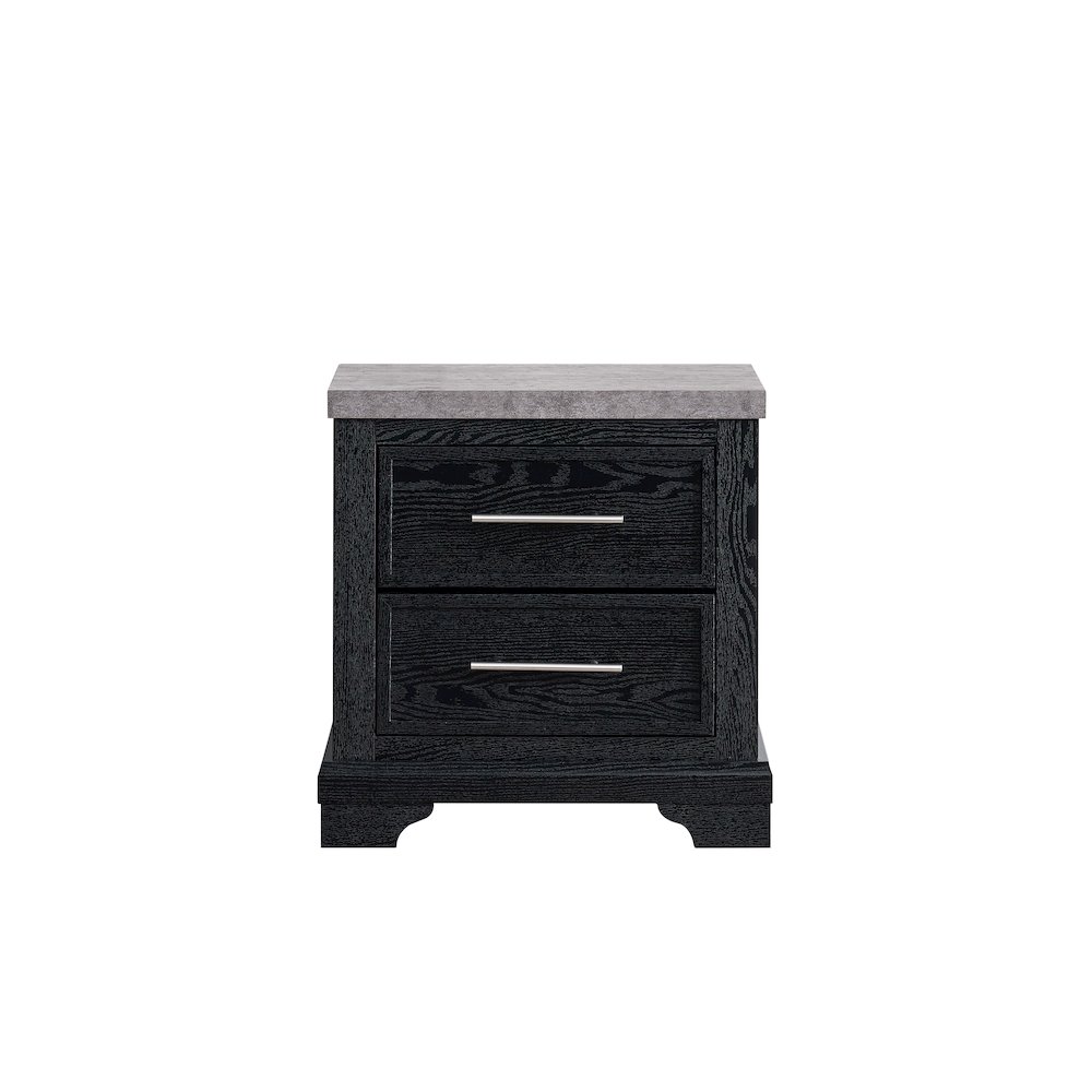 Glory Furniture Grande Nightstand, Black. Picture 6