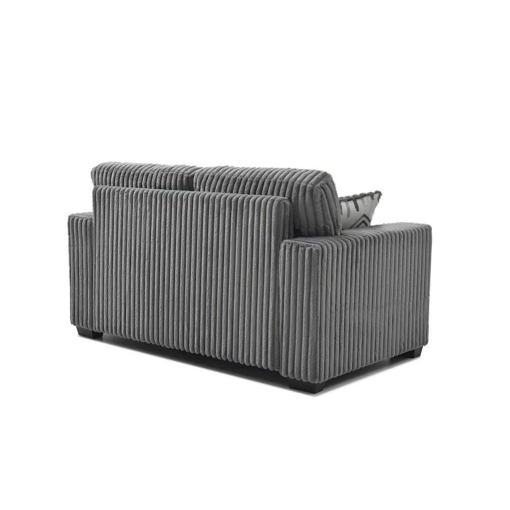 Teddy Loveseat - GRAY. Picture 5