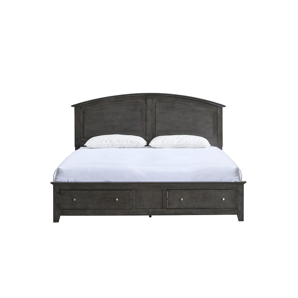 Glory Furniture Hammond Full Bed, Gray Color. Picture 6