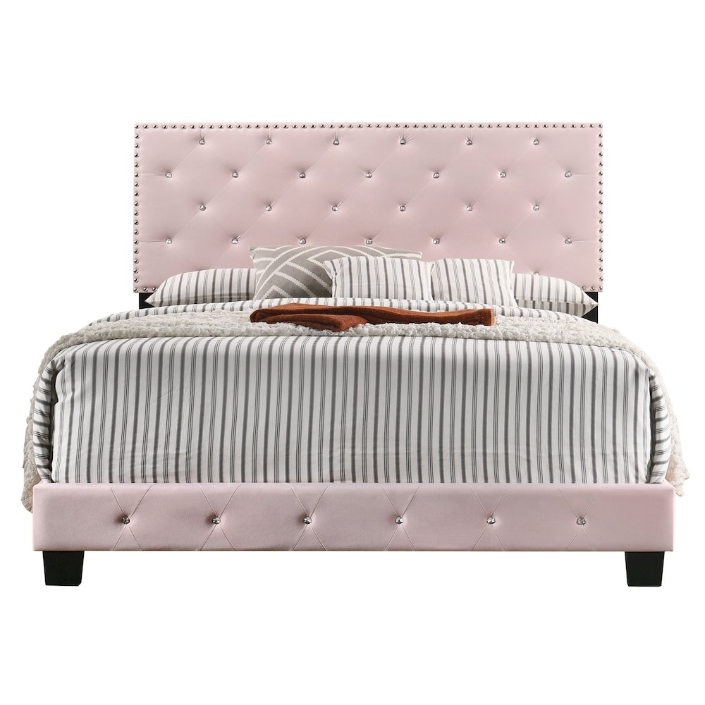Glory Furniture Suffolk Full Bed in Pink Color. Picture 2