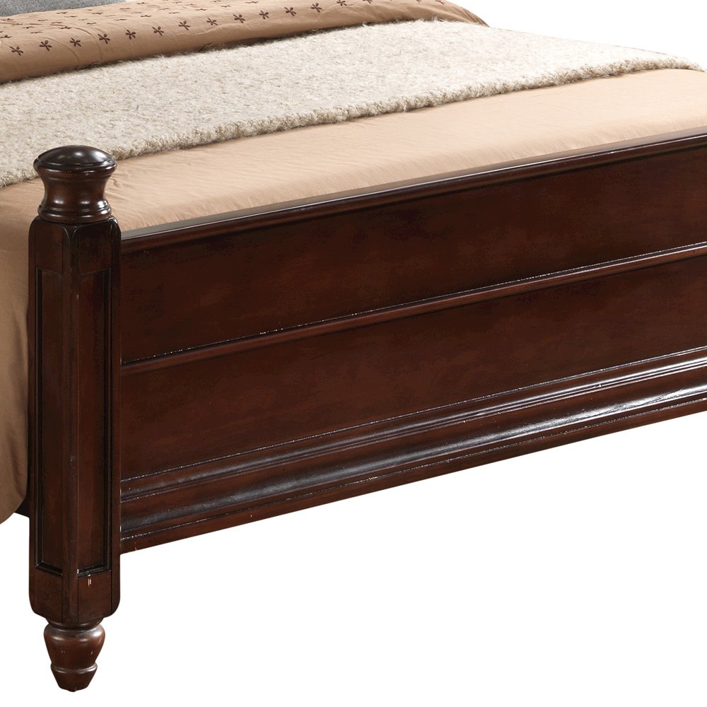 Glory Furniture Summit King Bed in Cappuccino Color. Picture 7