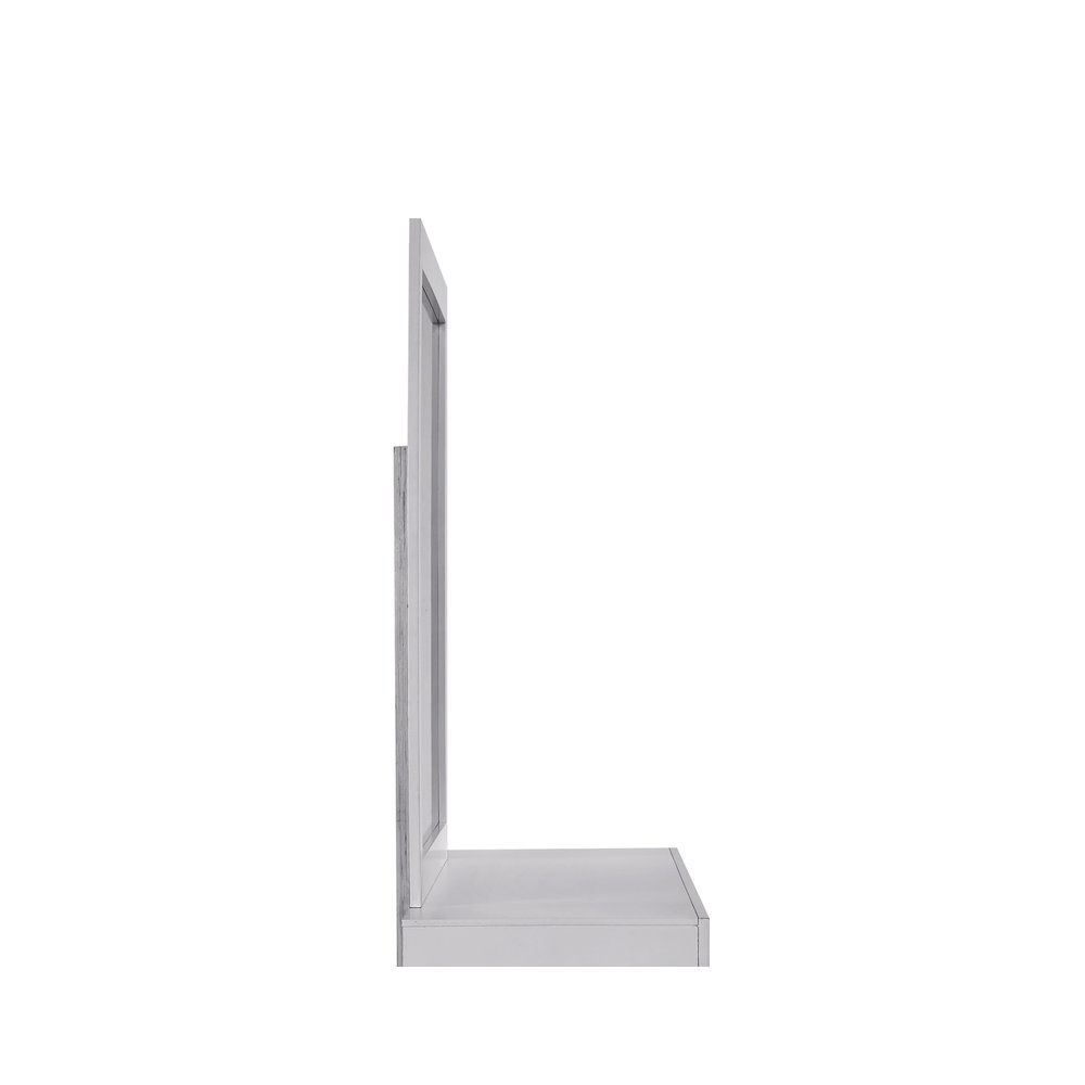 Glory Furniture Moreland Mirror, Sparkling White. Picture 6