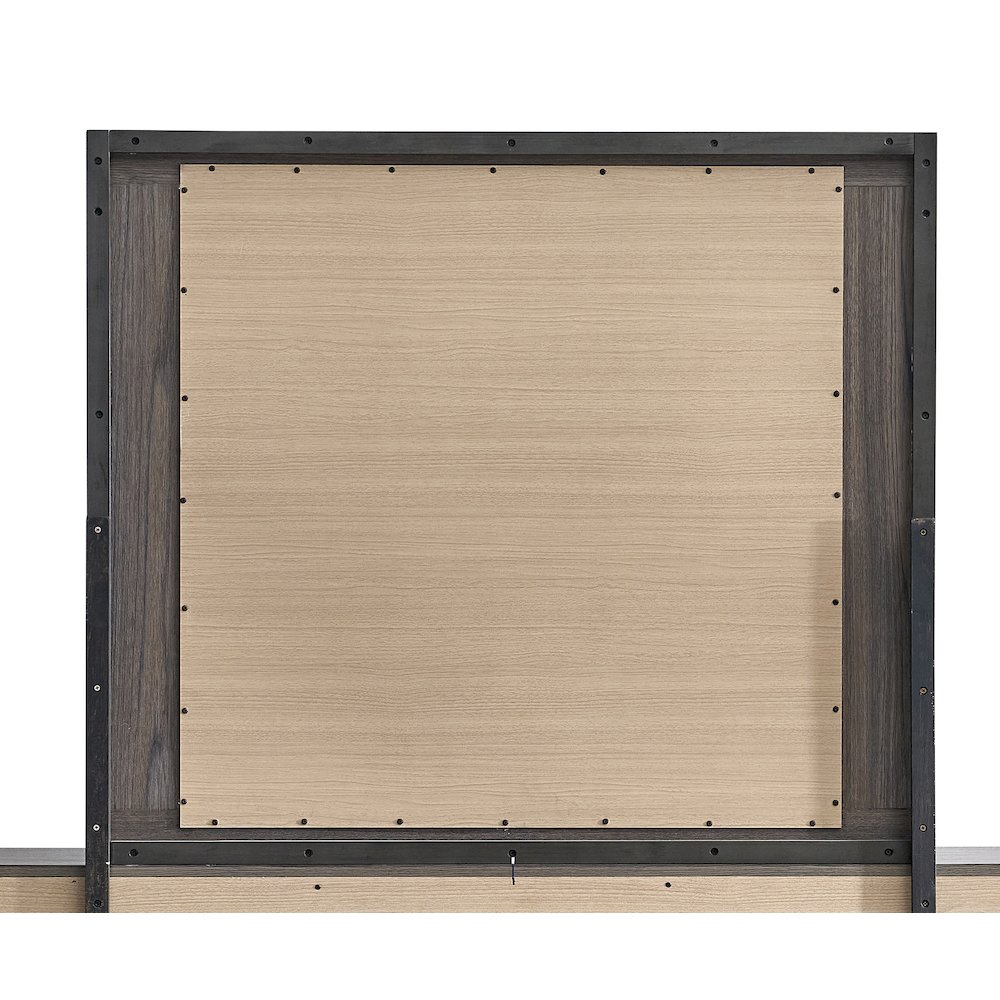 Glory Furniture Aberdeen Mirror, Gray/Oak. Picture 3
