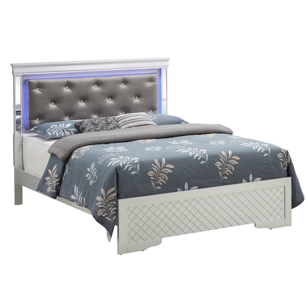 Glory Furniture Verona King Bed in Champagne Color. Picture 1