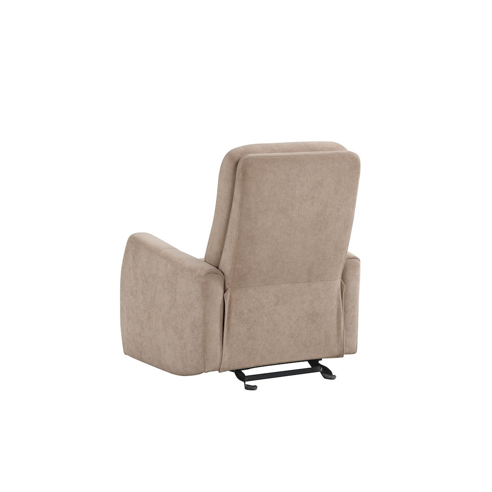 Glory Furniture Paterson Swivel Recliner, Beige. Picture 1