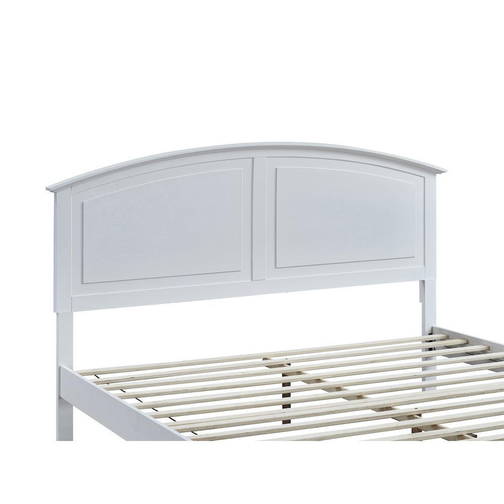 Glory Furniture Hammond Queen Bed, White Color. Picture 3