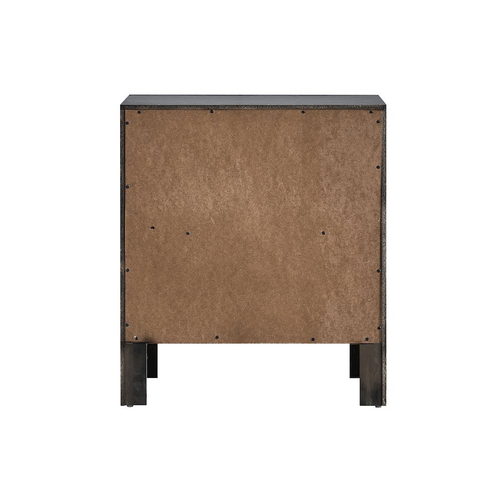Glory Furniture Rustica Nightstand, Gray Color. Picture 3