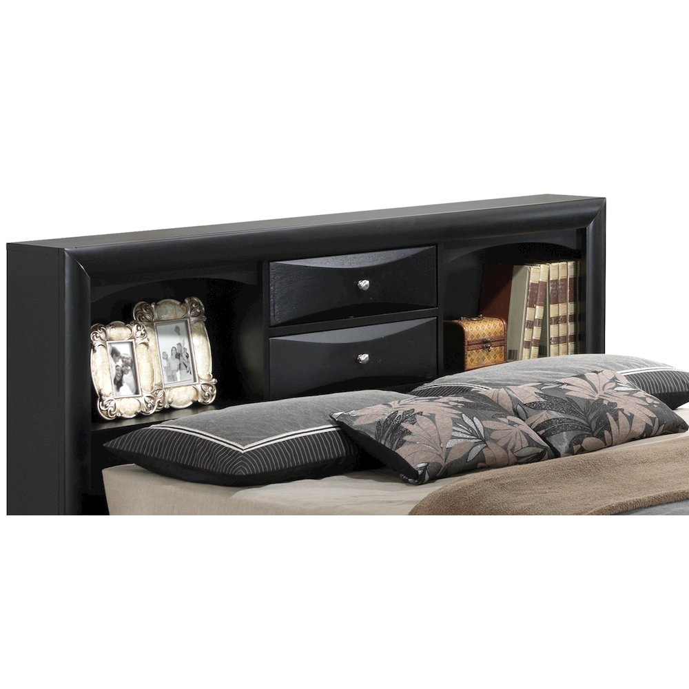 Glory Furniture Marilla King Storage Bed in Black Color. Picture 14