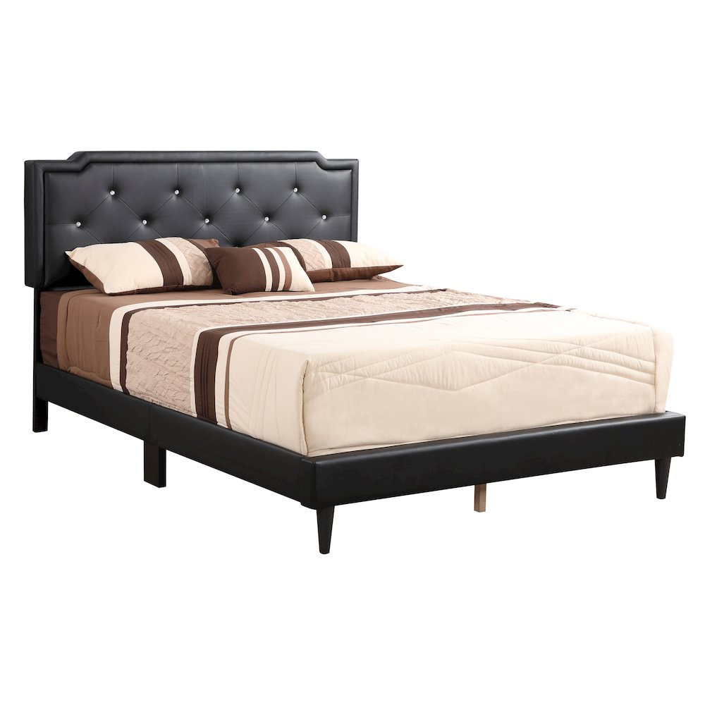 Glory Furniture Deb Full Bed in Black Color. Picture 6