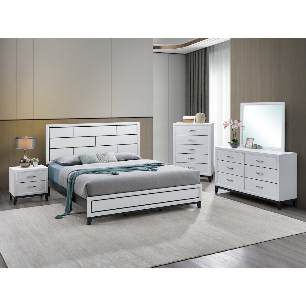 Contemporary Glasgow Chest , White. Picture 10