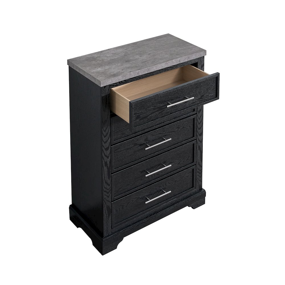 Glory Furniture Grande Chest, Black. Picture 5