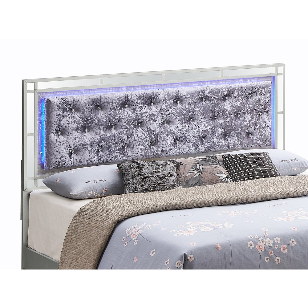 Glory Furniture Madison Full Bed in Champagne Color. Picture 9