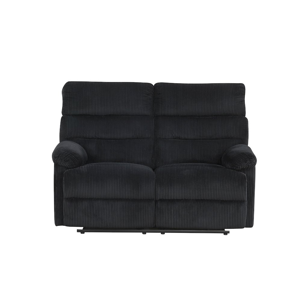 Glory Furniture Lucie Loveseat, Black Color. Picture 6