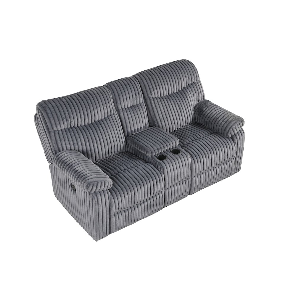Glory Furniture Comfy Loveseat, Gray Color. Picture 5