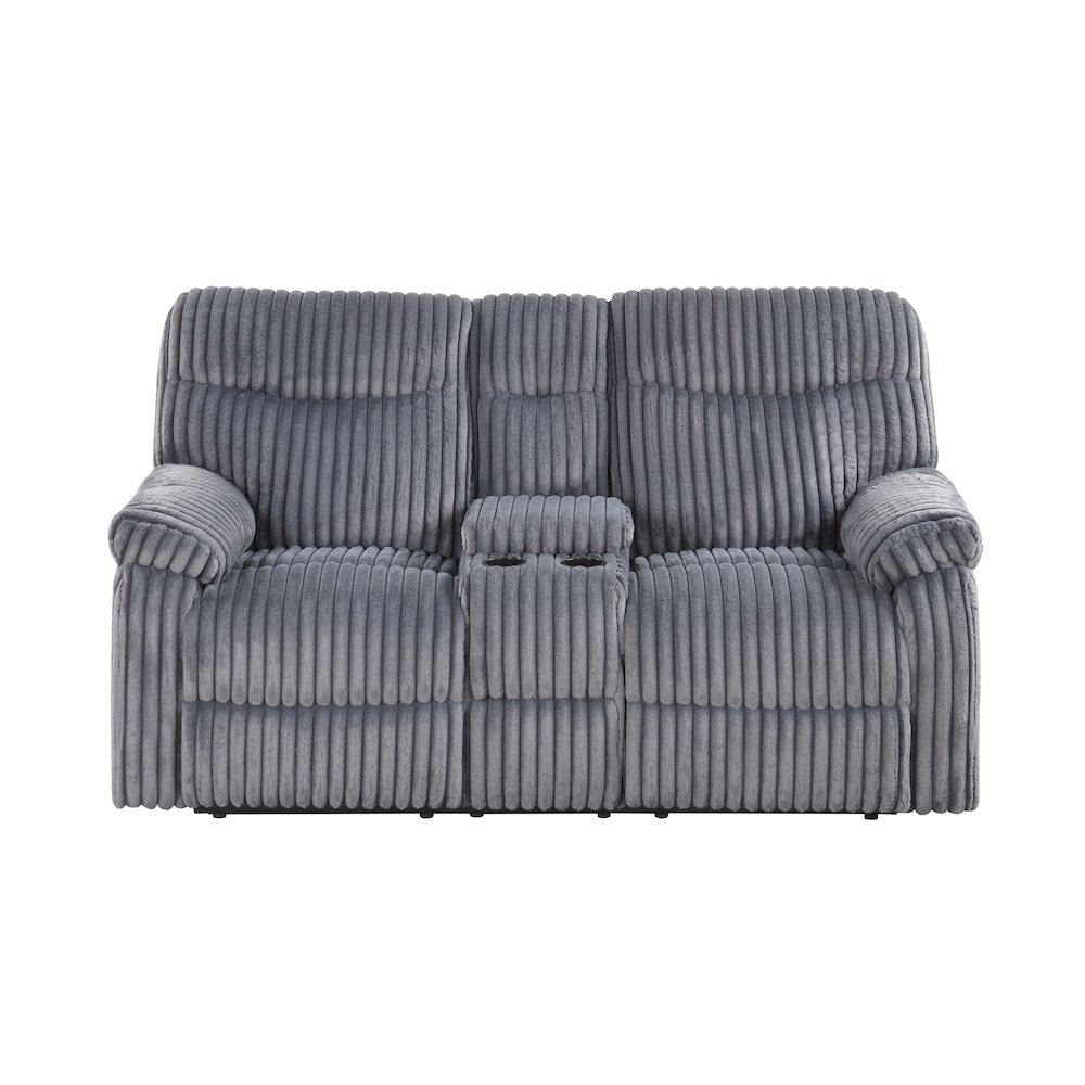 Glory Furniture Comfy Loveseat, Gray Color. Picture 8