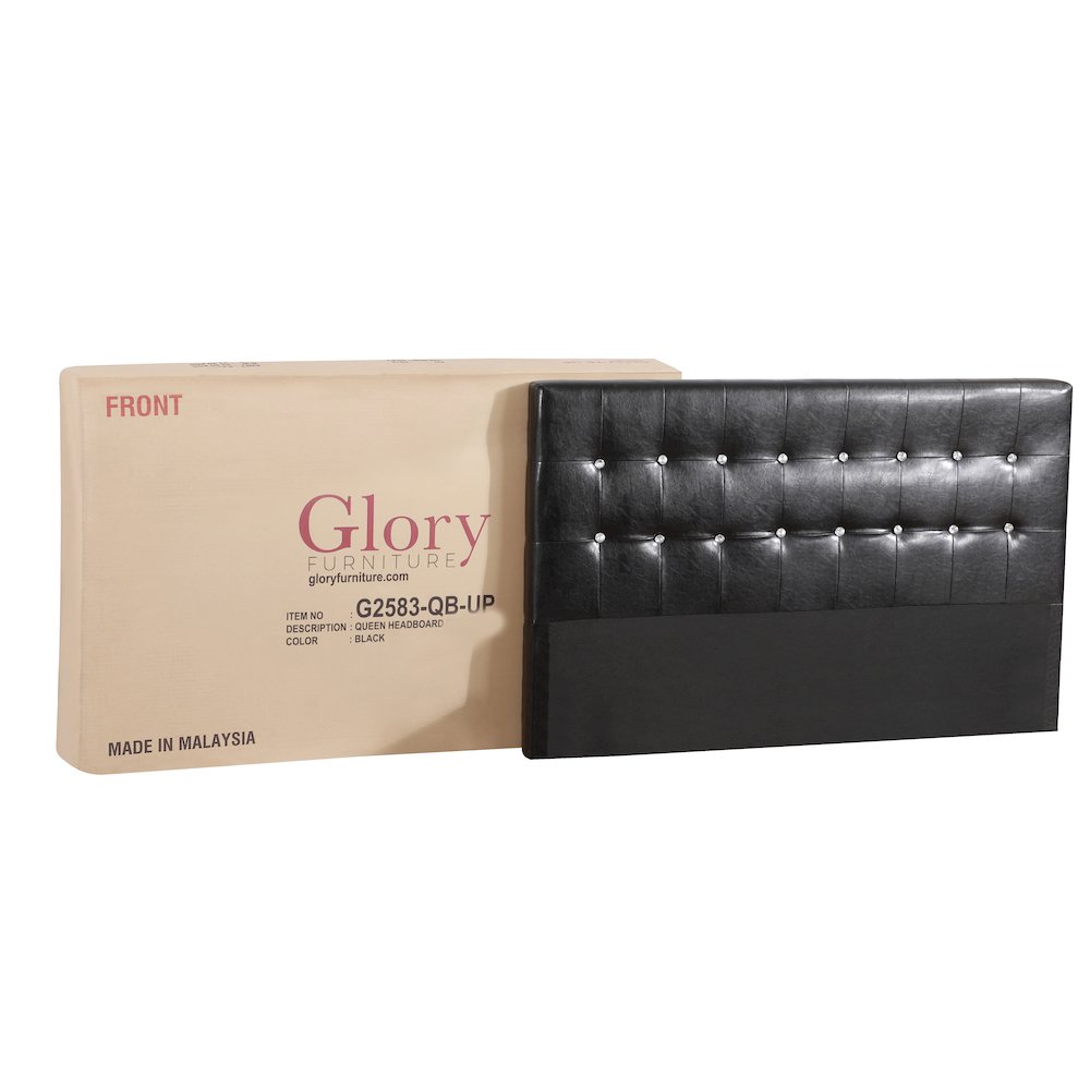 Glory Furniture Diamond Full Bed in Black Color. Picture 15