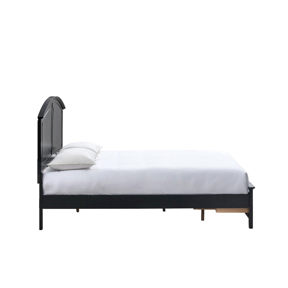 Glory Furniture Hammond Full Bed, Black Color. Picture 4