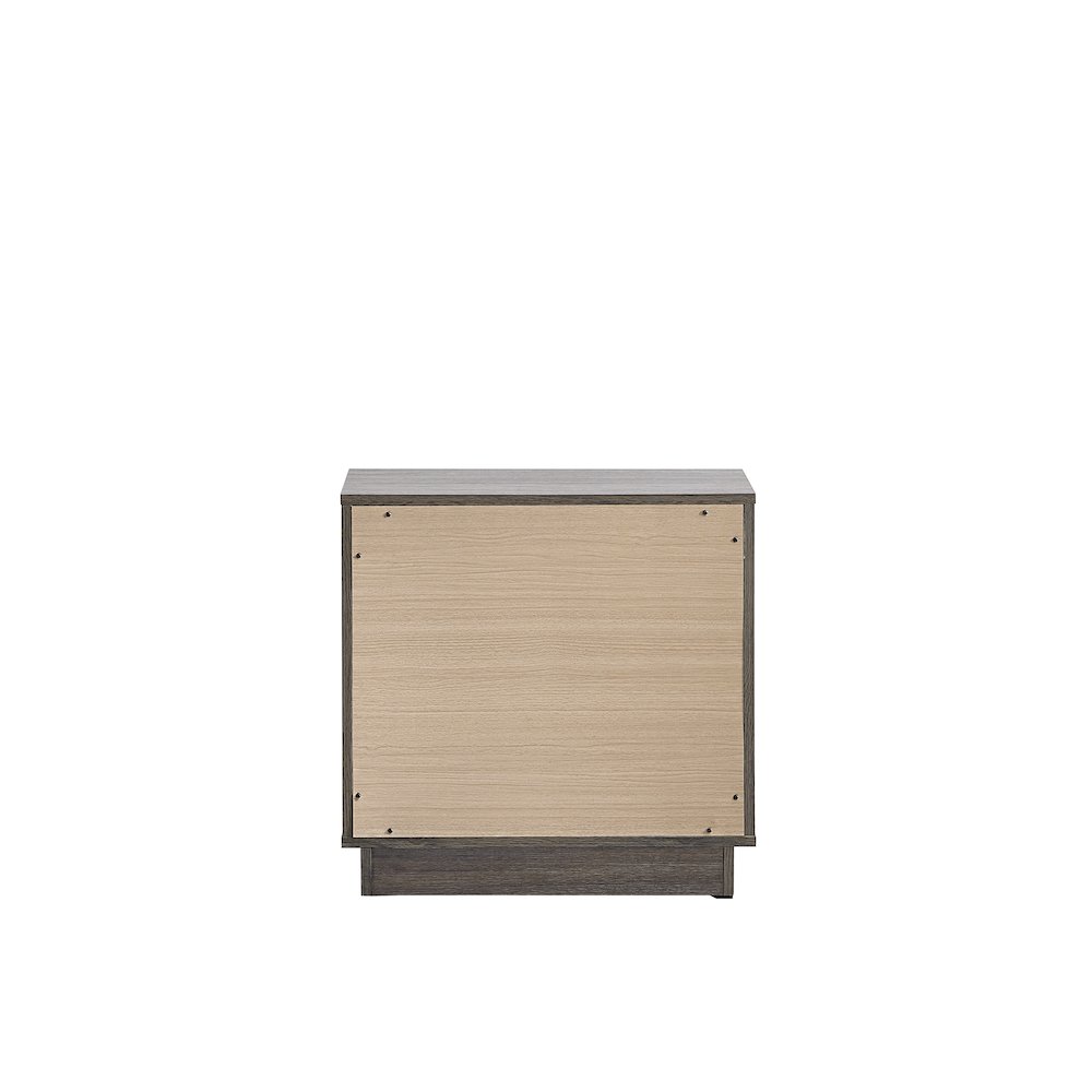 Glory Furniture Aberdeen Nightstand, Gray/Oak. Picture 3