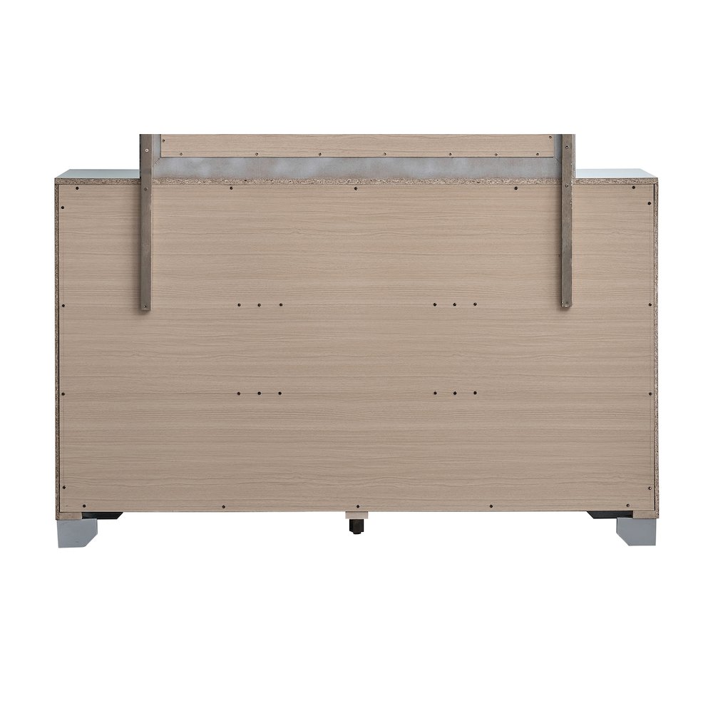 Glory Furniture Murry Dresser, Silver Color. Picture 3