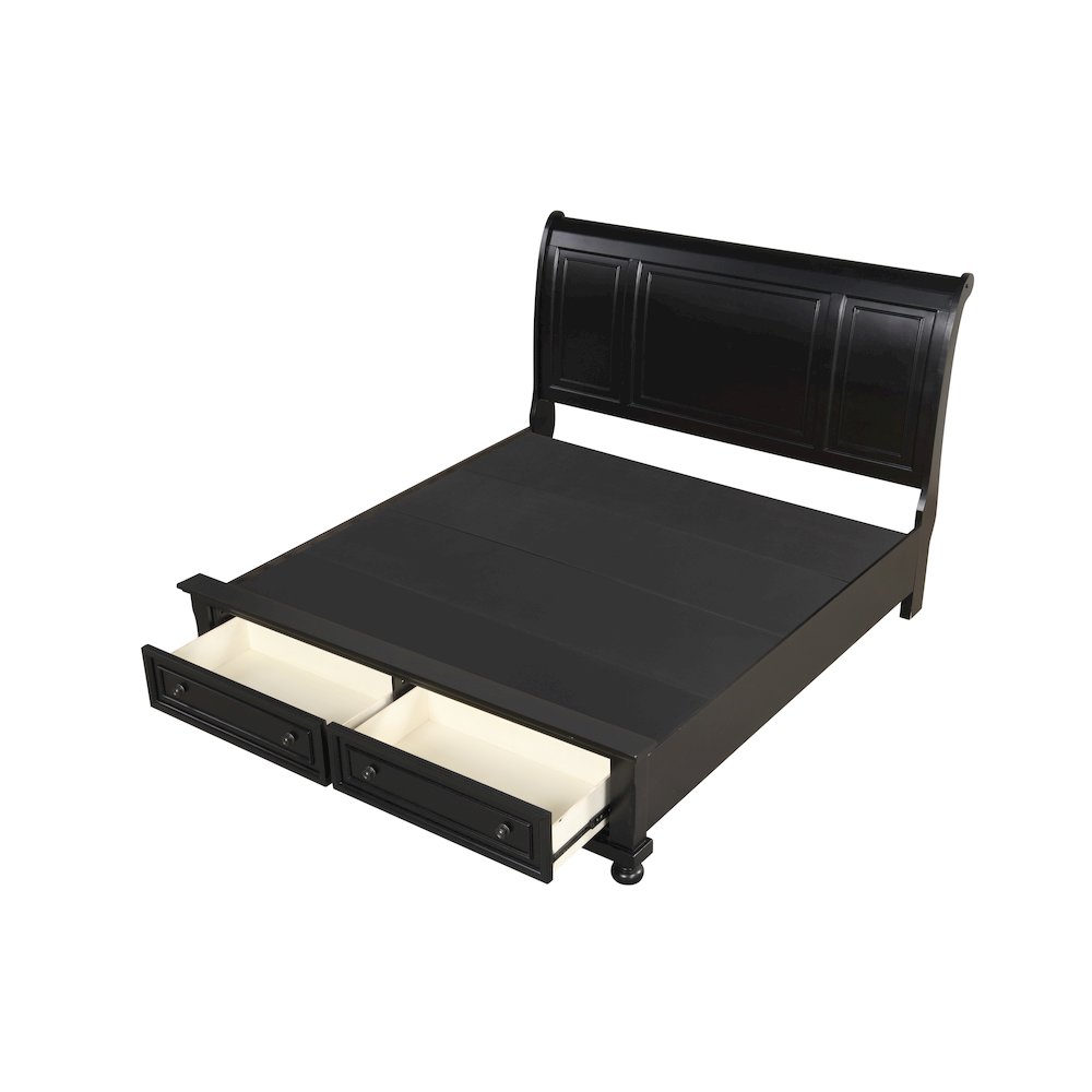 Glory Furniture Meade Queen Bed in Black Color. Picture 9