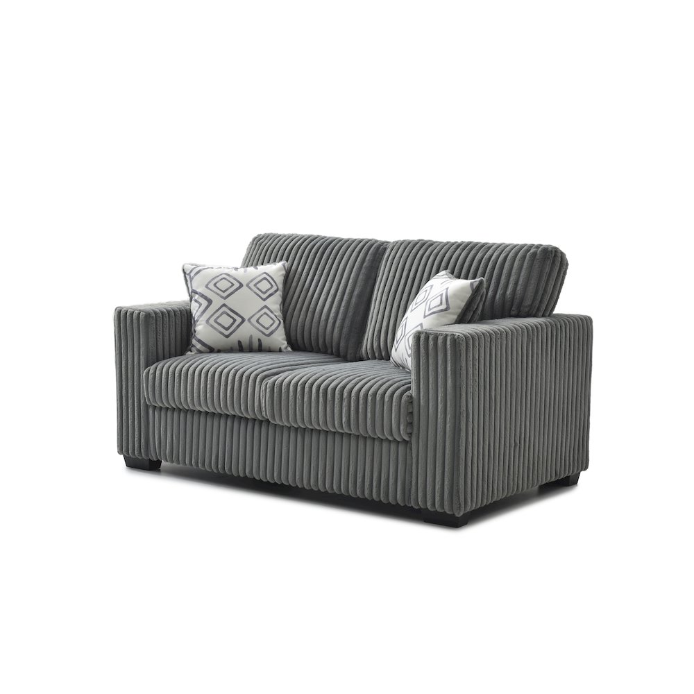 Teddy Loveseat - GRAY. Picture 1