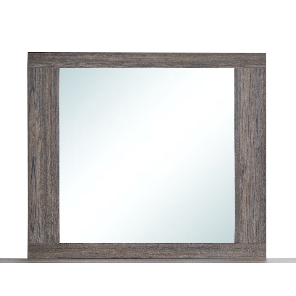 Glory Furniture Aberdeen Mirror, Gray/Oak. Picture 5