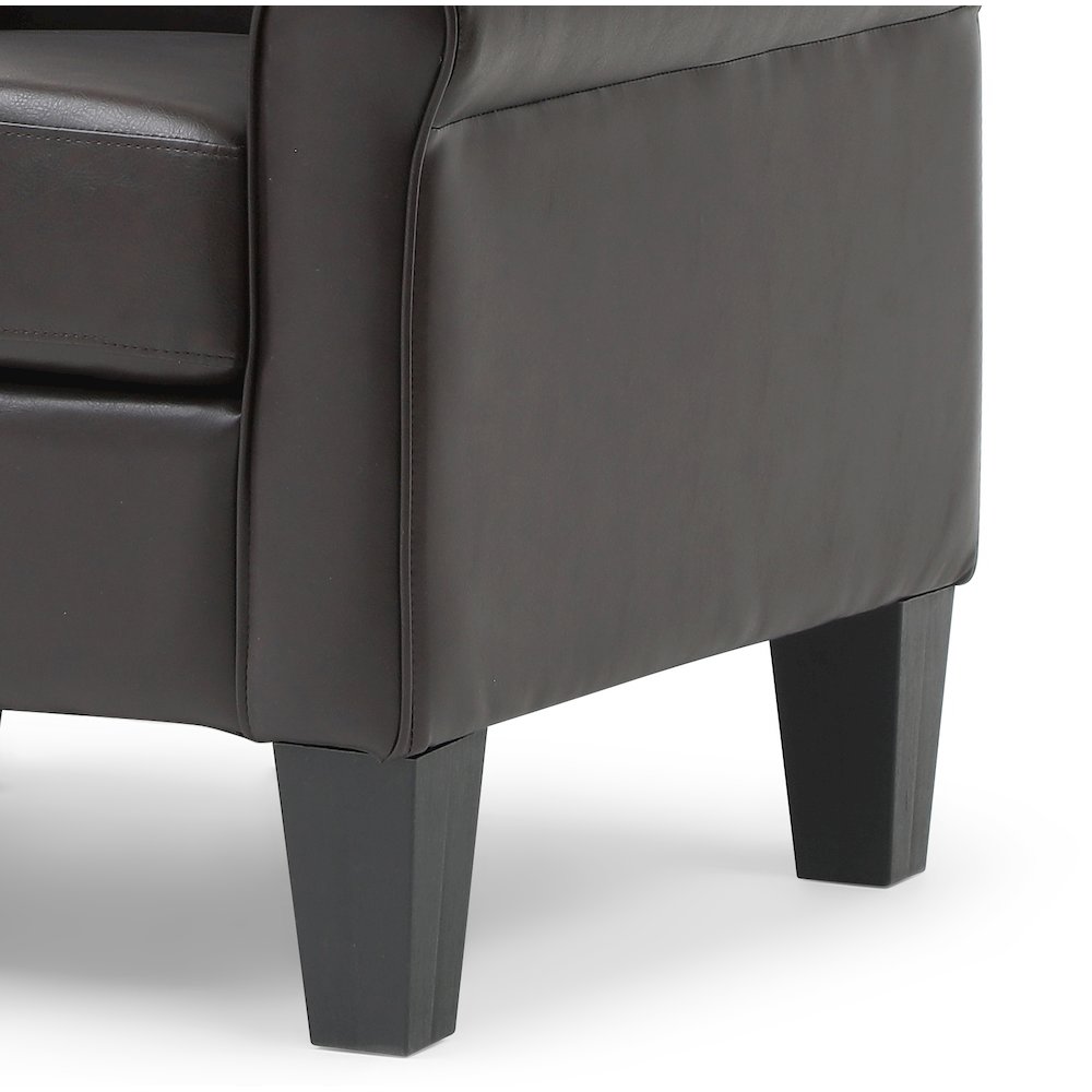 Glory Furniture Vineland Chair, Dark Brown. Picture 6