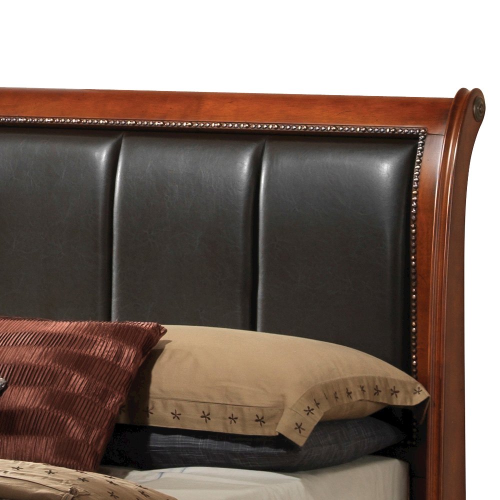 Glory Furniture LaVita Full Storage Bed in Oak Color. Picture 12