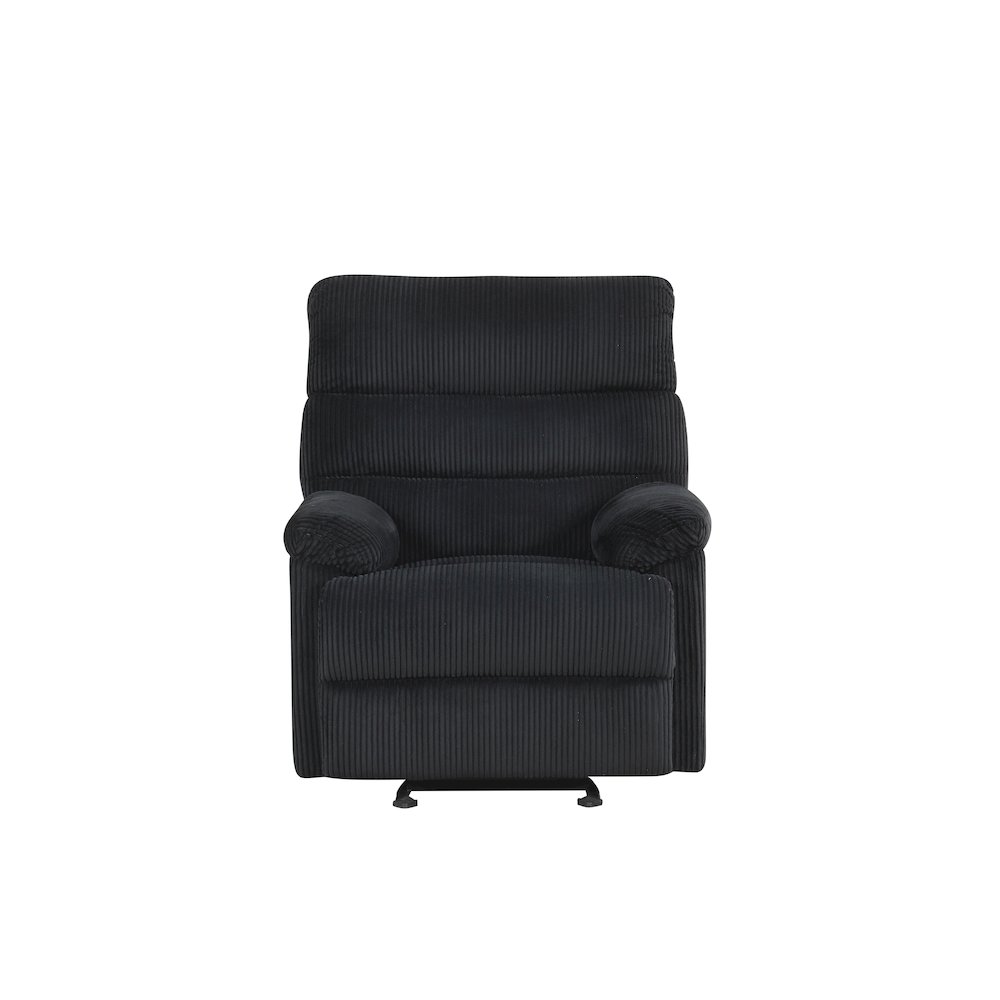 Glory Furniture Lucie Glider Recliner, Black Color. Picture 6