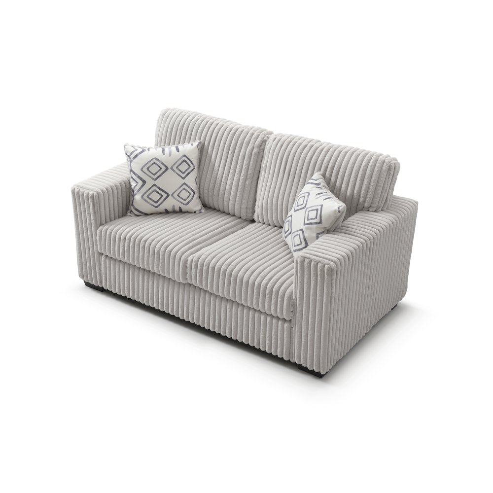 Teddy Loveseat - IVORY. Picture 4