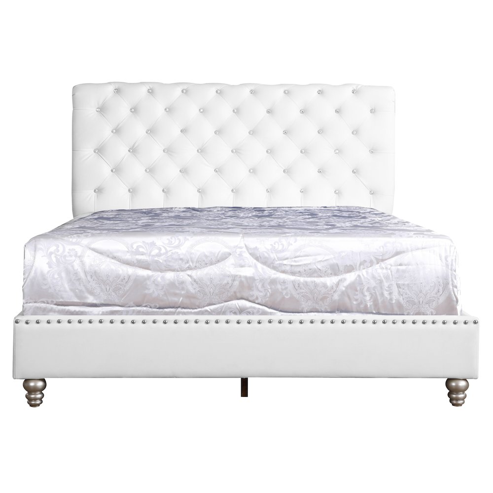 Glory Furniture Maxx Full Bed in White Color. Picture 7