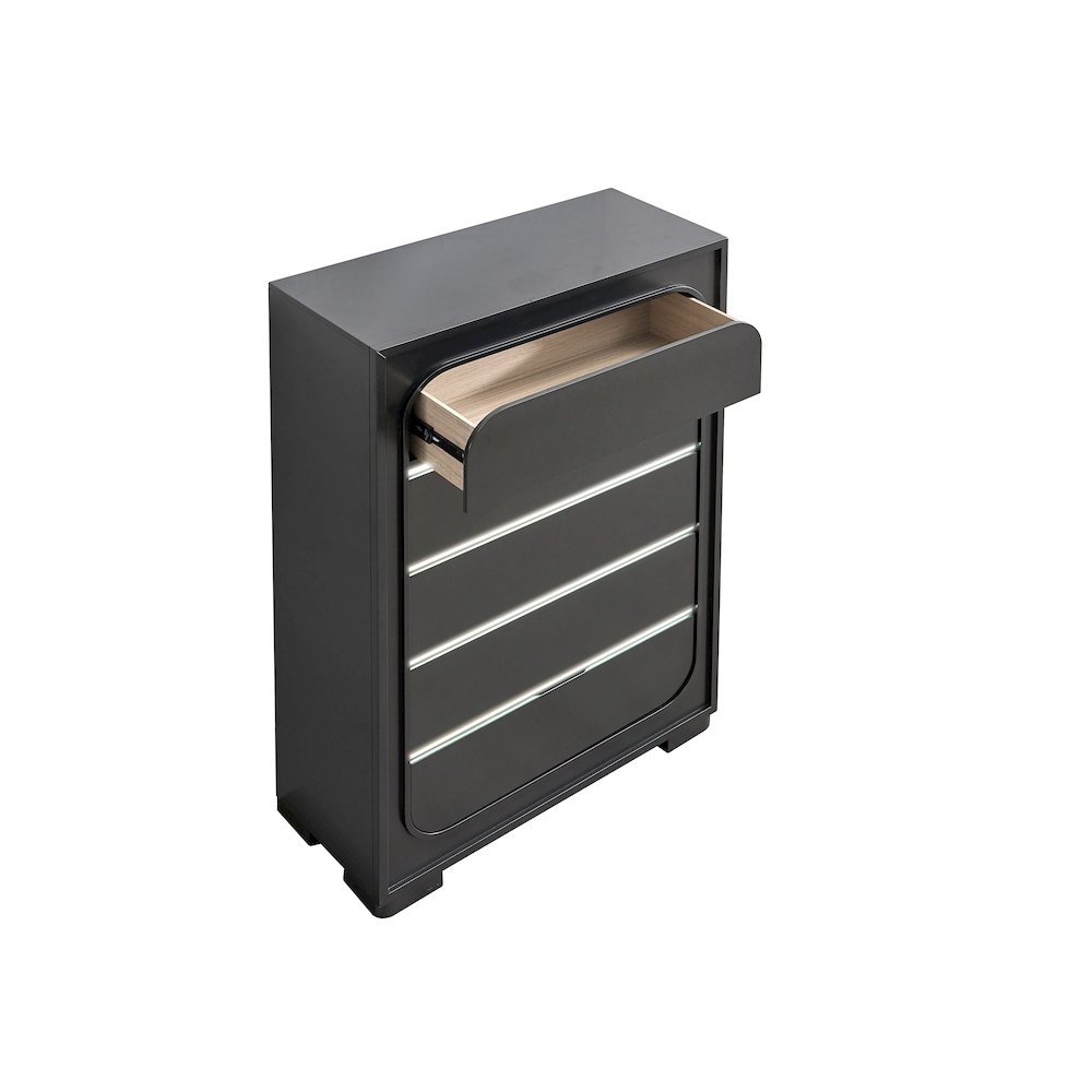 Glory Furniture Wave Chest, Wenge. Picture 2