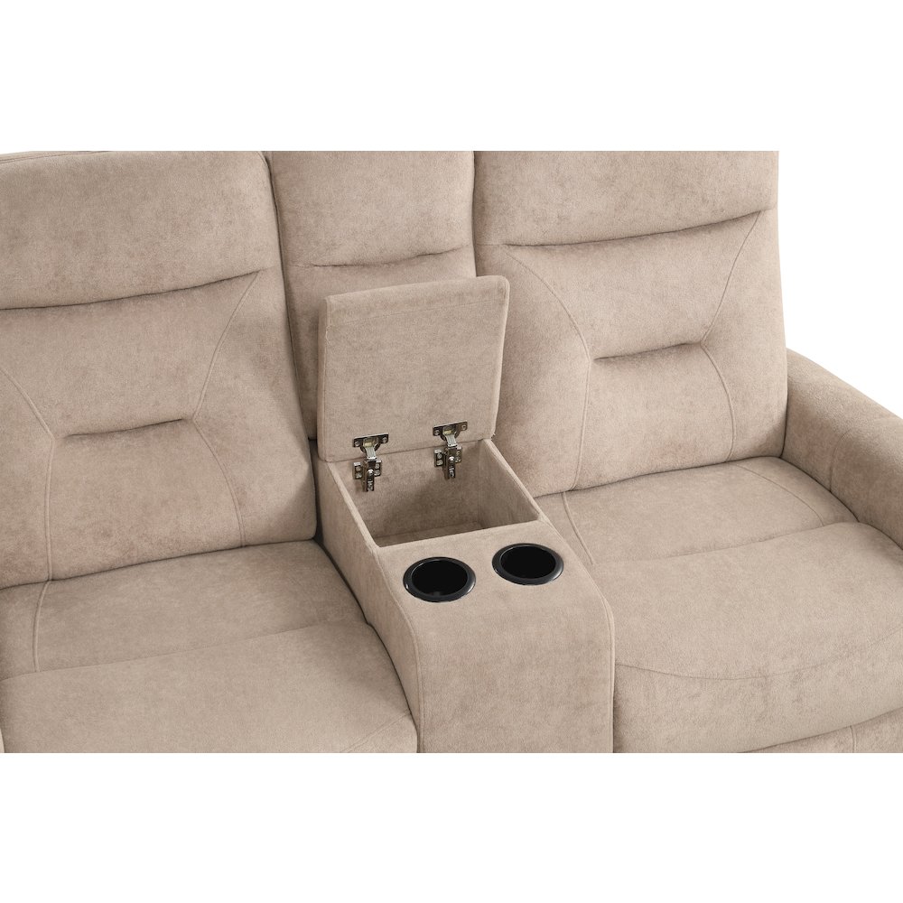 Glory Furniture Paterson Sofa, Beige. Picture 3