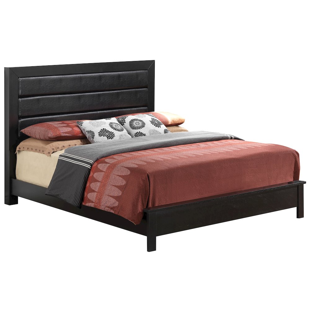 Glory Furniture Burlington Full Bed in Black Color. Picture 1